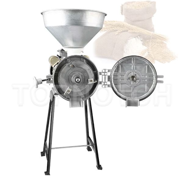 Grains Herbal Powder Miller Dry Food Grinding Machine High Speed Intelligent Spices Cereals Crusher