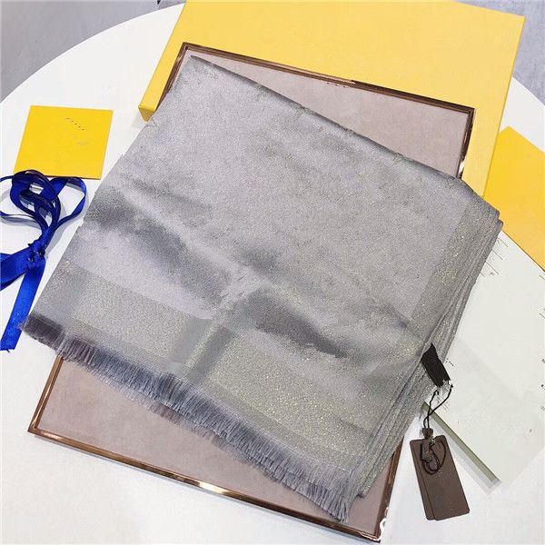 Silk Scarf Fashion Man Women 4 Season Shawl Letter Scarves Size 180x70cm 5 Color High Quality