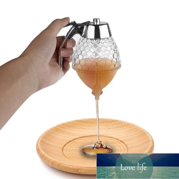 200ml Honey Dispenser Container Cup Juice Syrup Kettle Kitchen Bee Drip Stand Holder Portable Storage Pot Factory price expert design Qualit