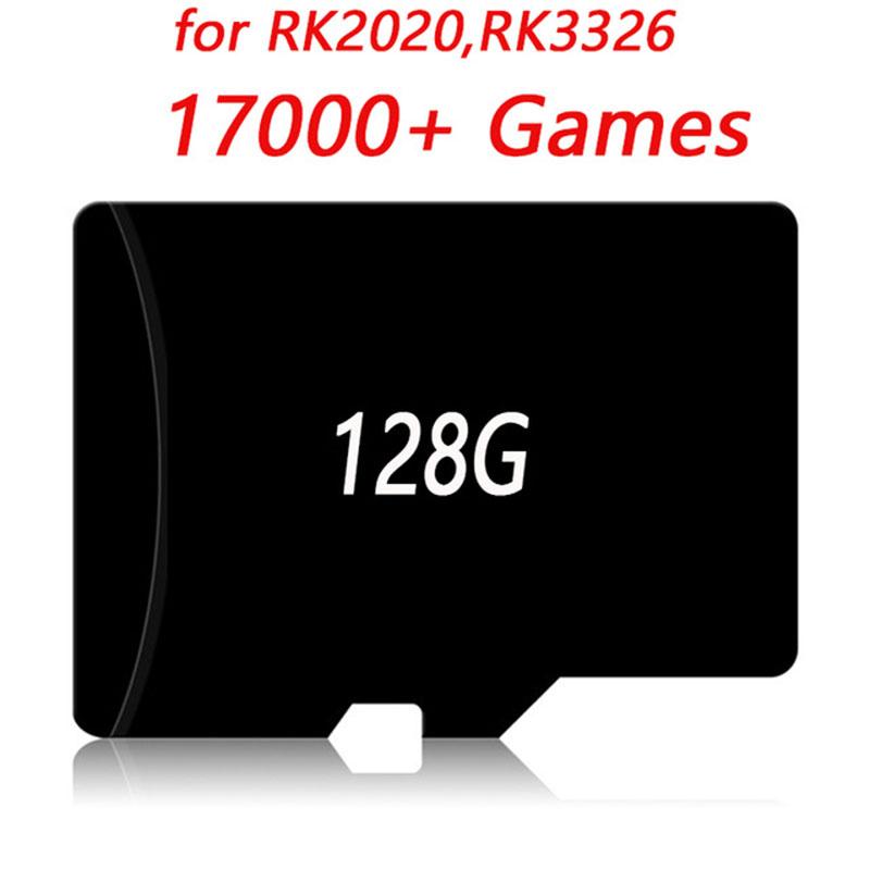 Portable Game Players RG351P 128G Memory Card 16G 32G 64G TF For RG350 RG350P RG350M Q80 RG280M RK2021 RK3326 Retro PS1 Games