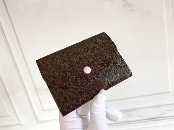 Sarah Wallet top quality long envelope flap wallets designer key card coin holders urse leather mini Pochette clutchp 41939