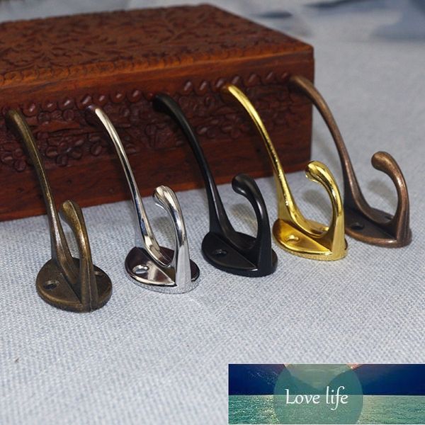 10pcs-set Coat Hooks Alloy Furniture Cabinet Wall Hook Clothes Bags Coat Vintage Hanging Rack Bathroom Towel Hooks Home Decor Factory price