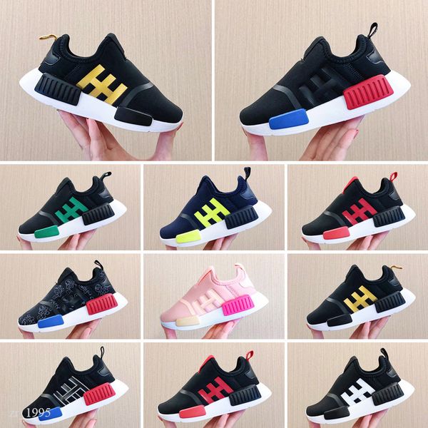 Boys Girls Toddler Originals Running Shoes Little Kid NMD 360 Infant Glow Pink Core Black Kids Childrens Baby Infants Size 22-35