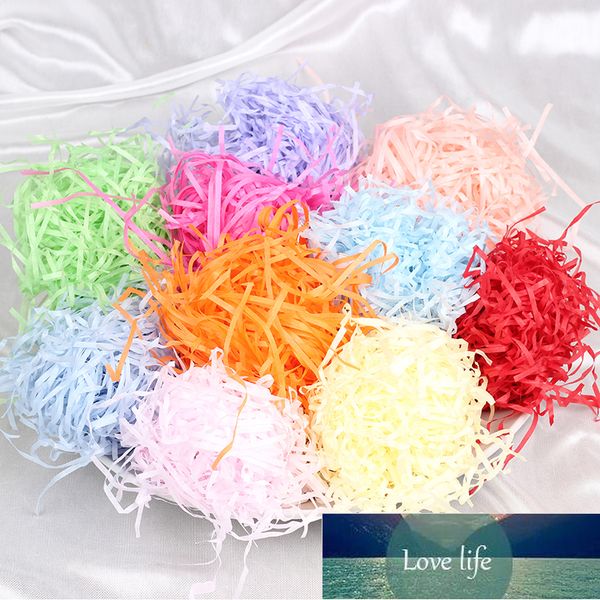 100g Multi Color Fashion Craft Shredded Crinkle Paper Raffia Present-Candy Box-Gift Box Filling Material Party Decoration
