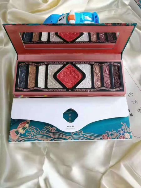 Hot Makeup Pressed Eyeshadow Powder Palette 8 colors Eye Shadow Palettes and blush Free Ship 12pic-1set