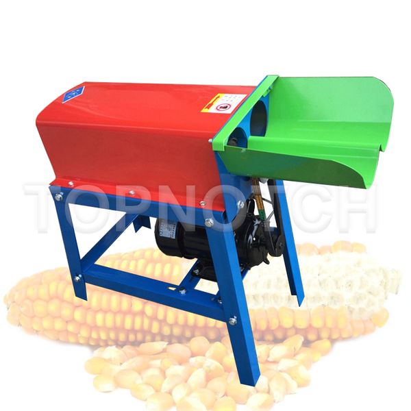 Corn Thresher Home Small Electric Maize Peeling Machine 220V Automatic Large Grain Peeler Skin Core Separator Tool