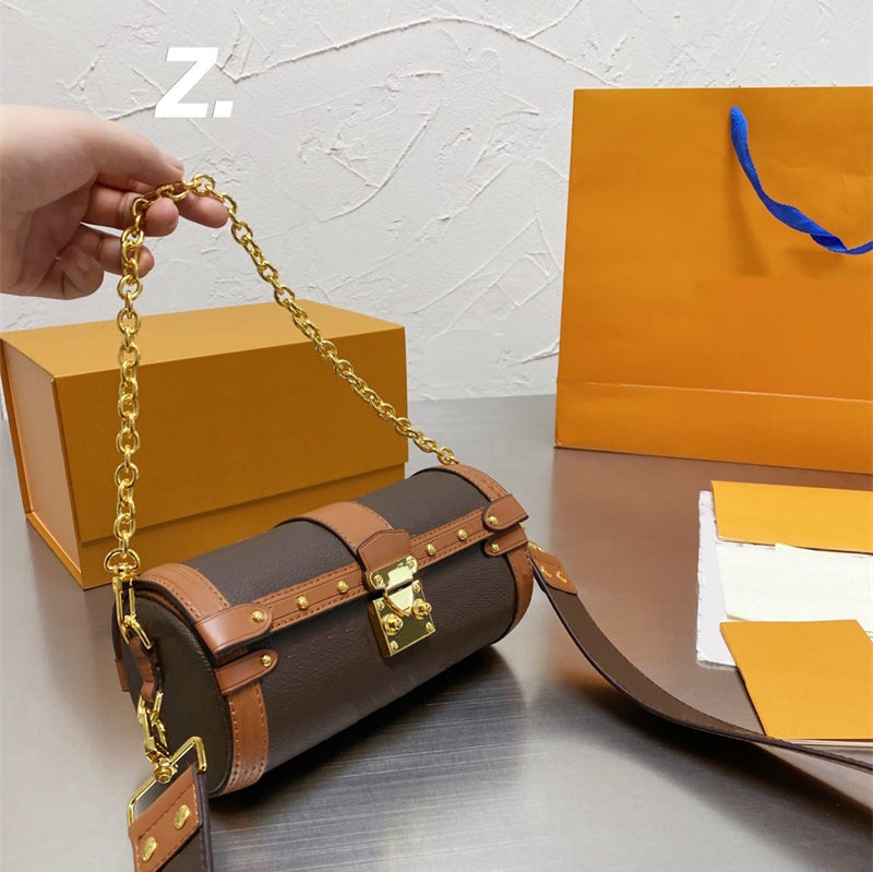 2021 designer bags autumn and winter new Papillon handbag fashion classic old flower top quality women chain thick shoulder belt Crossbody 20 * 10cm