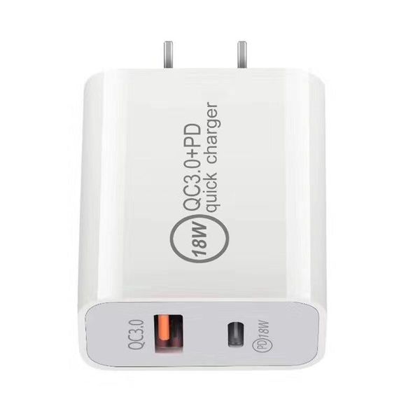 OEM 20W Quick Charge 3.0 QC PD Chargers QC3.0 USB C US EU Plug Fast Charging Wall Phone Charger For Samsung Xiaomi iPhone 15 14 13 12 Xsmax