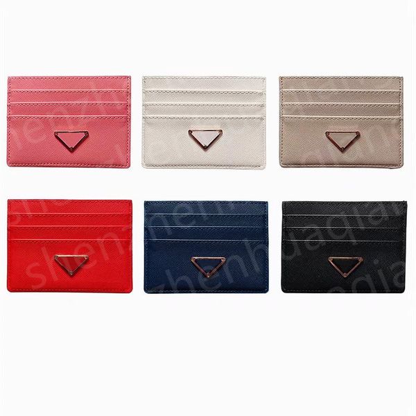Classic Men Women Credit Card Holder Fashion Leather Mini Small Slim Bank Wallet Dust Multi-layer card bag+ Metal Name
