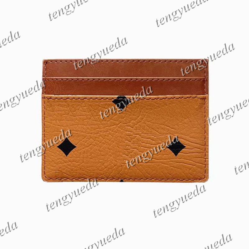 Designer Fashion Credit Card Holder Pouches Leather Passport Cover ID Business Mini Pocket for Men Women Purse Luxury Driving License Beautyful Wall