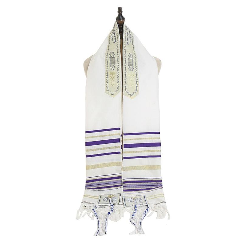 Scarves Tallit Prayer Shawl For Men Messianic Black