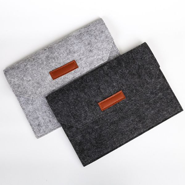 Felt Multifunction Notebook Holder Storage Organizer Box Magazine Smart Phone Remote Controll Storage Bag Pockets DH8576