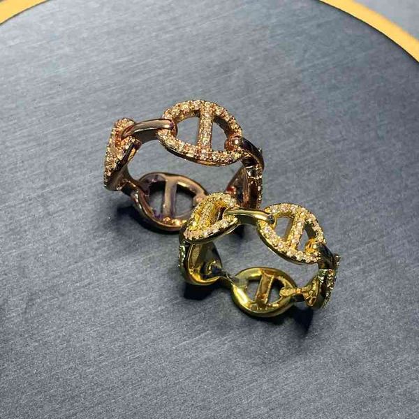 Band Rings Finger Family a June Fashion Gold Chain Female Sailor Index Summer Candy Series