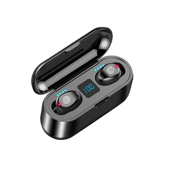 Wireless Earphone Bluetooth V5.0 TWS sports Headphone LED Display With 200mAh Power Bank Headset Microphone