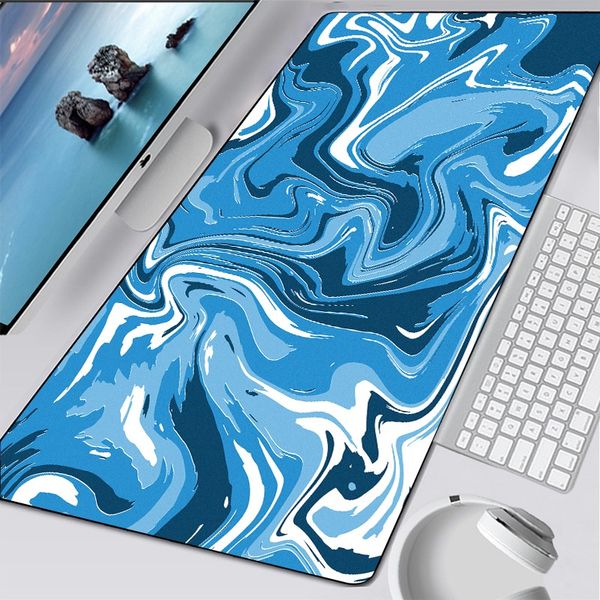 Fashion Art Table Mats Office Carpet Desk Pad Mouse Black Big Mousepad Rubber Mat Computer keyboard desk mat gift