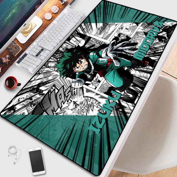 My Hero Academia Large XL Mousepad Gamer Gaming Mouse Pad Computer Accessories Big Keyboard Laptop mouse pad Anime carpet