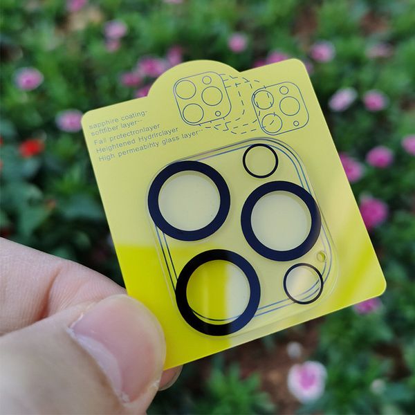 Phone Lens Screen Protector for iPhone 13 12 Mini 11 Pro Max 6s 7 3D Transparent Scratch-Resistant Full Camera Back Tempered Glass Film Rear