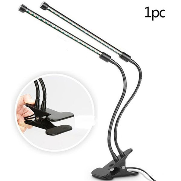 2022 New LED Grow Light,6000K Full Spectrum Clip Plant Growing Lamp with White Red LEDs for Indoor Plants,5-Level Dimmable,Auto On Off Timin