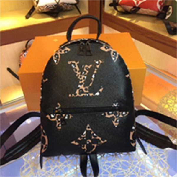 Brand Designer Luxury M41500 Prestige Colorblock Backpack Black Women Backpacks Fashion Women Shows Oxidized Leather Business Bags Totes Mes