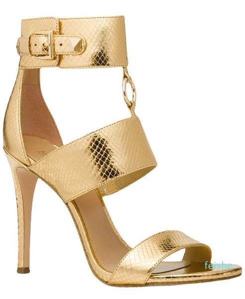 fashion-Sandals Women Pumps Snake Wedding Shoes Summer Low Heel PU Gladiator Luxury Designers