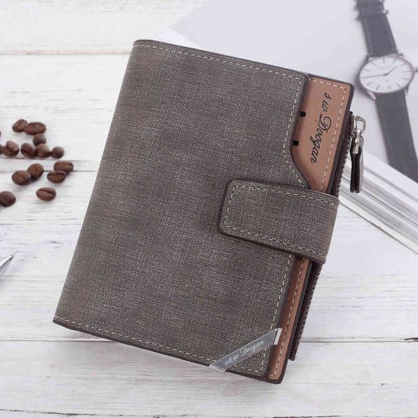 Men&#039;s Wallet Short Youth Korean Vertical Multi-function Creative Personality Student Multi Card Wallet 30% Off