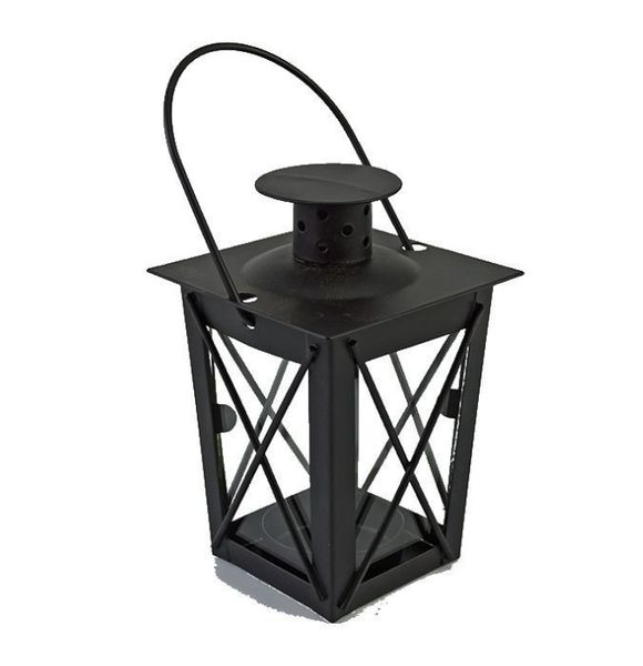 2021 new White-Black Metal Candle Holders Iron lantern wedding centerpieces moroccan