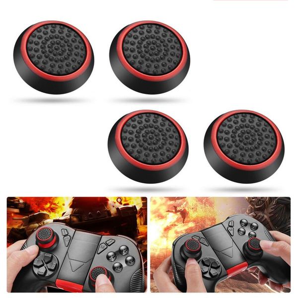 Silicone Analog Joystick Thumbstick Cases Non-slip Thumb Stick Grip Caps Case For PS3 PS4 PS5 Xbox 360 Xbox One Games Controller Covers Part