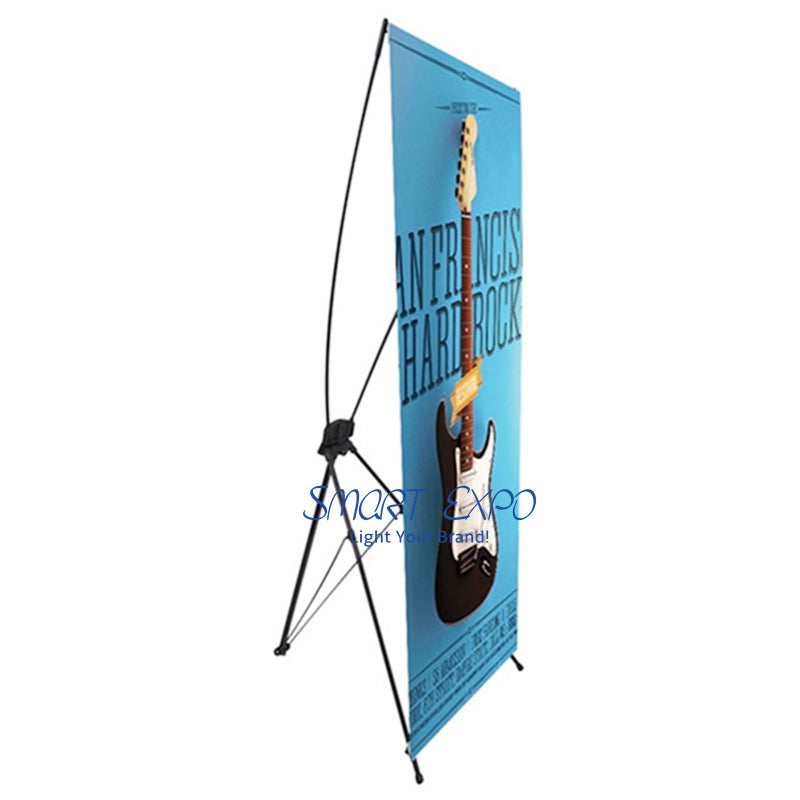 X Banner Stand Lightweight Advertising Display Equipment with PVC Printing Portable Carry Bag
