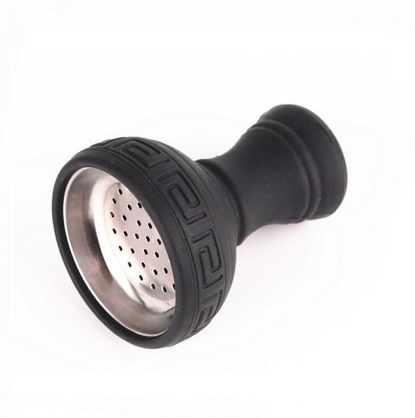 Silicone Bowl Smoking Tool Accessories E Hookah Head Porous Bowls Replaceable Tinfoil Shisha Holder For Bongs Pipes ZZ