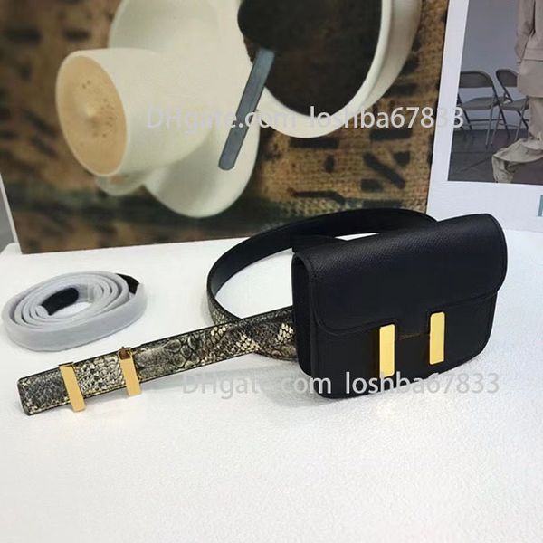 Top women&#039;s waist bags Stylish unique belt and mobile phone bag designer Bao Shehua&#039;s palmprint lipstick wallet delivery box