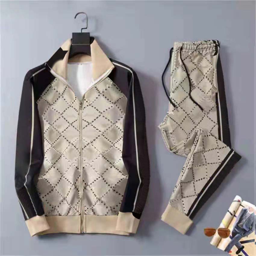 Fashion Tracksuits Men Hoodie Jacket Pants Terry Jumper Suits Active Tracksuits With Letters Printed Tops Bottom Sets