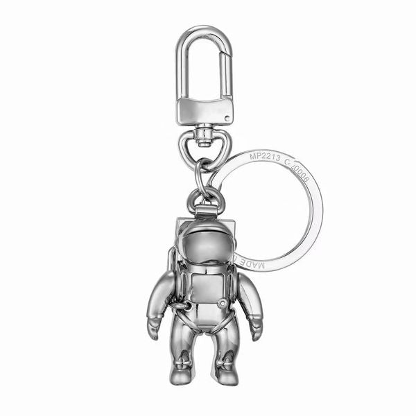 Luxury Designer Astronaut Keychain Cell Phone Straps & Charms Bag Stainless Steel Pendant Space Hanging Chain Car Charm Pendant Birthday Gif