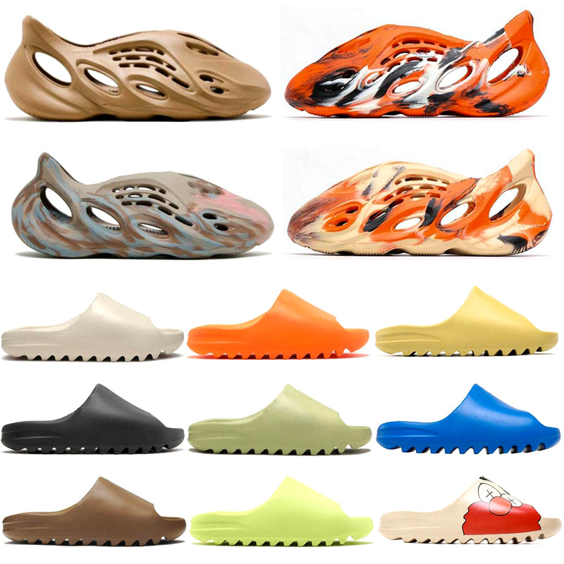 2022 Slipper MXT Moon Gray MX Cream Clay Men Women Slippers Shoes Ochre Vermillion Mineral Blue Triple Black Slides Designer Sandals 36-45