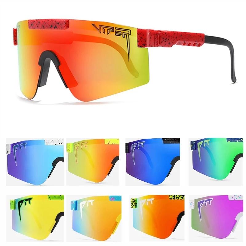 Sunglasses High Quality Polarized Flat Top Windpro Of Sport Fashion Eyewear TR90 Silver Frame Mirrored Lens Sun Glass