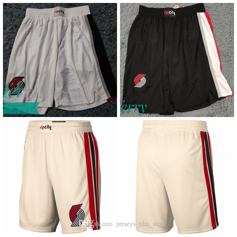 Portland&#13;Trail&#13;Blazers&#13;Men 2020-21 City Swingman Pants Edition Performance Basketball Shorts