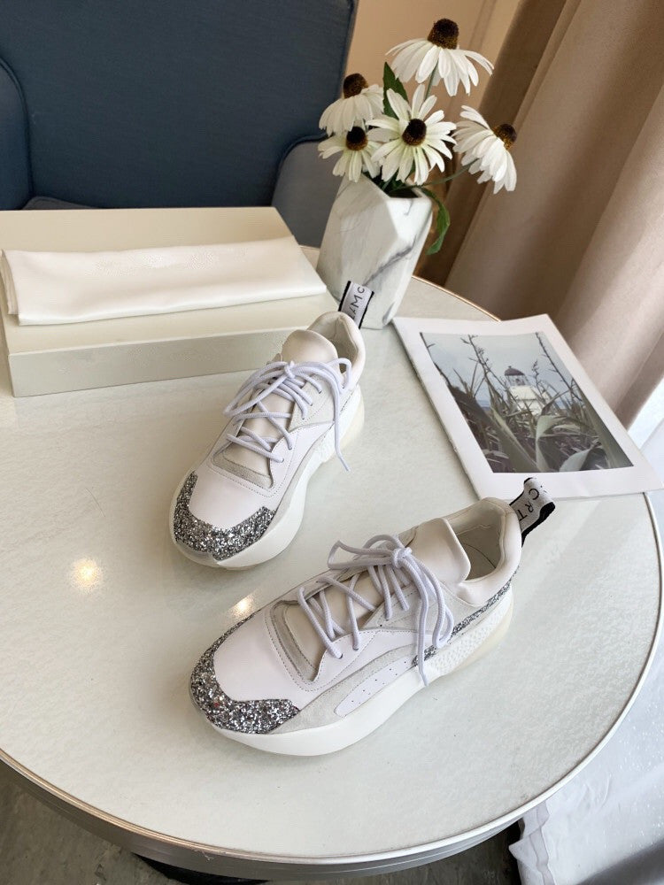 Mens Womens Leather Casual Shoes Lace Up Comfort Pretty shoes Men&#039;s Trainers Daily Lifestyle Skateboarding Shoes