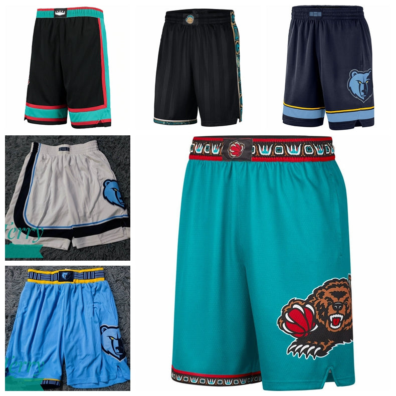 Memphis&#13;Grizzlies&#13;Men 2020-21 City Swingman Pants Edition Performance Basketball Shorts