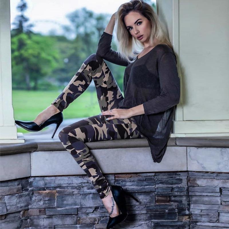 Women&#039;s Leggings Melody Camouflage Active Camo Gym Womens Skinny Seamless Shapewear Plus Size Full Length 6GMQ