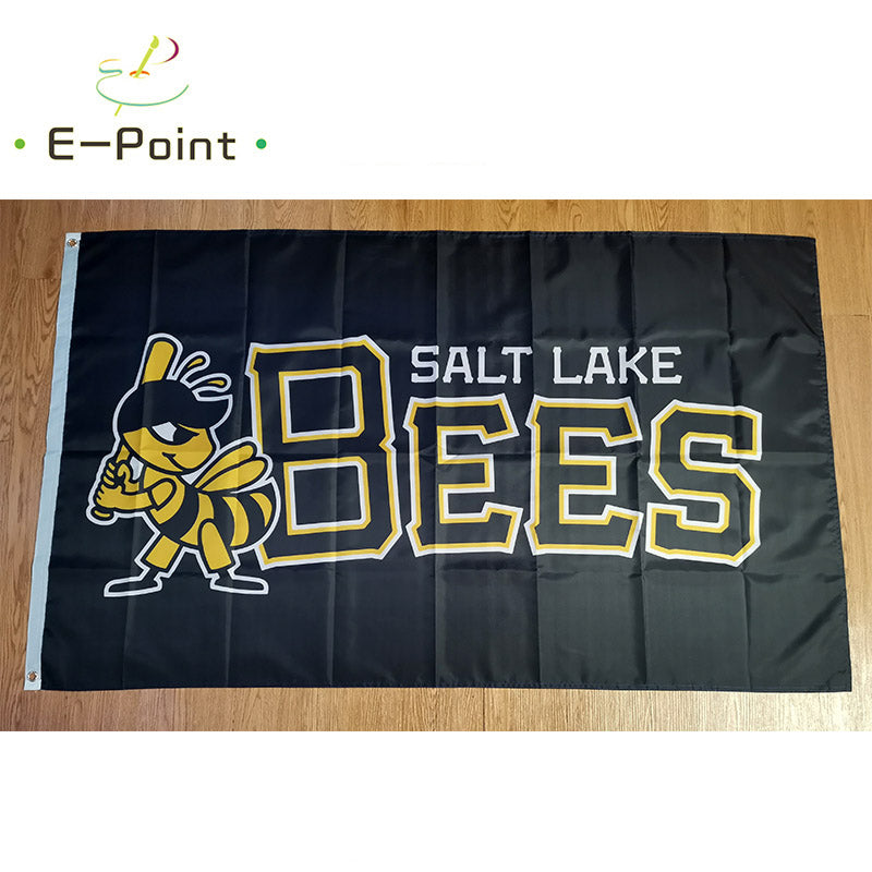MiLB Salt Lake Bees Flag 3*5ft (90cm*150cm) Polyester Banner decoration flying home & garden Festive gifts