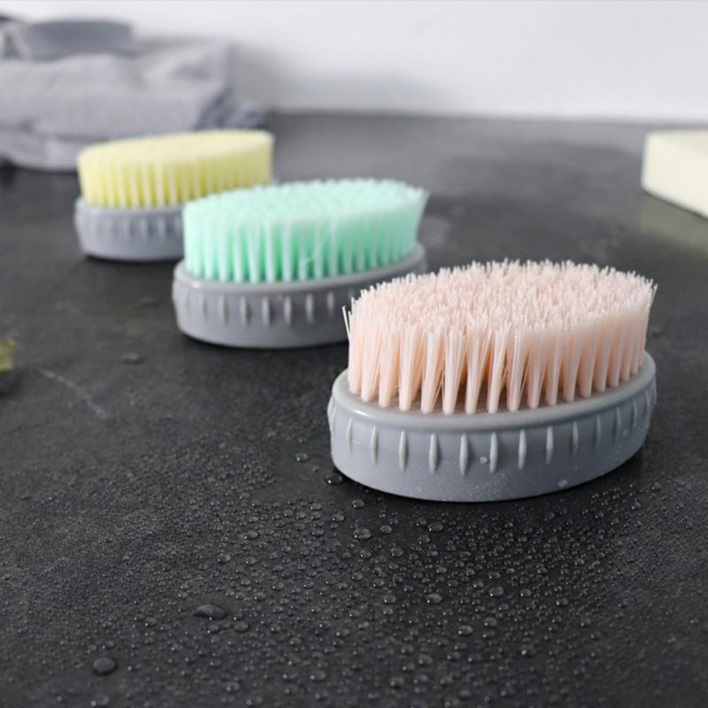 Multifunctional Oval All-round Decontamination Descaling Ash Removal Floor Cleaning Resilience Shoe Brush Household Products