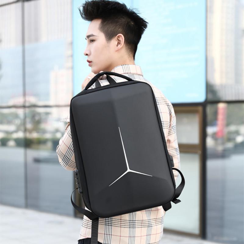 Anti-theft Universal Hard Shell Backpack Oxford Cloth Waterproof Large-capacity Laptop College Student Couple Schoolbag