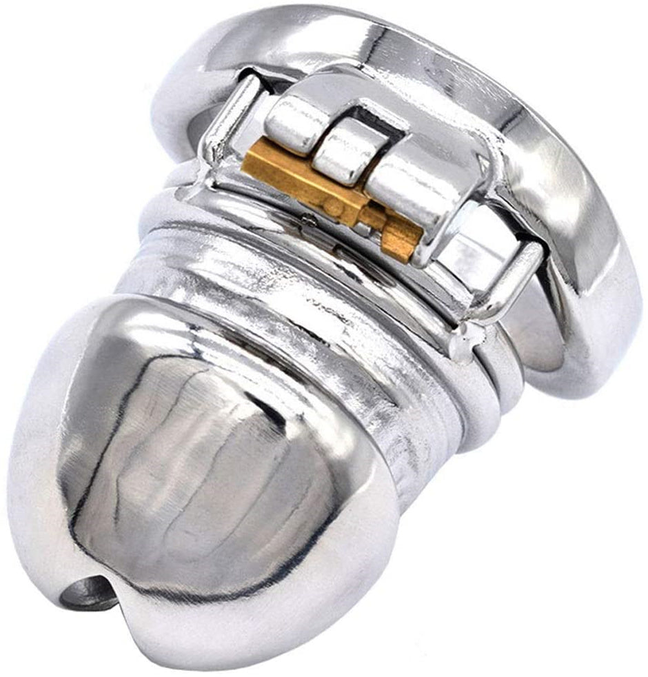 304 Stainless Steel Male Chastity Device 40 45 50MM Anti Off Men&#039;s Cock Cage Novelty Underwear Comfortable Panties for Adult Masturbation Preve