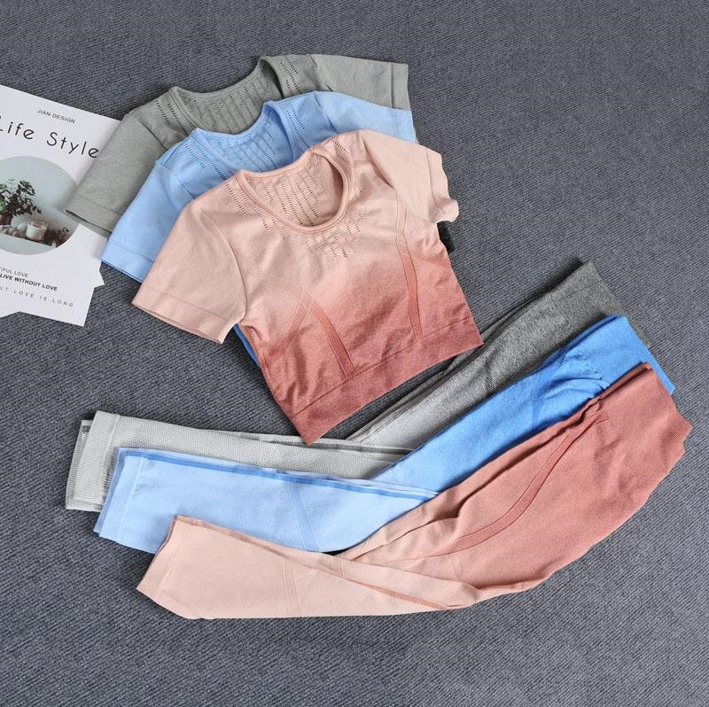 Teach Wear Tracksuits Fashion April Grass tech fleece Designer Womens Yoga Suit gym set Sportwear align Leggings shirt Fitness Sport Clothes 3pcs se