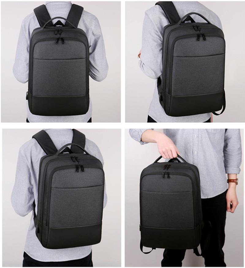 Backpack Fashion Travel Business 15.6inch Laptop Large Capacity Nylon Waterproof Anti-theft Student