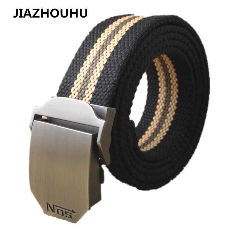 Belts Men Canvas Belt Military Equipment Western Strap Men&#039;s Luxury For Outdoor Tactical Brand Buckle Man Extended 160 Cm