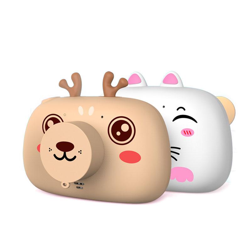 Digital Cameras Mini Cartoon Children&#039;s Camera Dual 2.4 HD Screen 1080P Po Video Recording Kids Rechargeable Shockproof