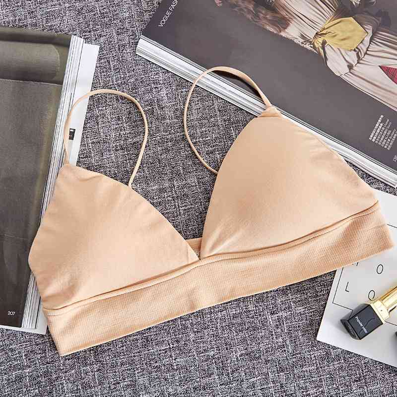 French belt soft cup no steel ring thin bra back beauty comfort maternal breast