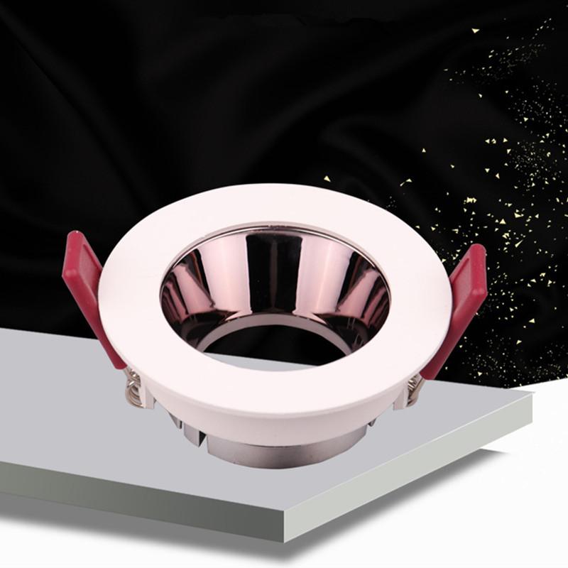 Lamp Covers & Shades High Quality Aluminum Led Recessed Ceiling Downlights MR16 GU5.3 GU10 E27 Sockets Spot Fitting Frame Bulbs Replaceable