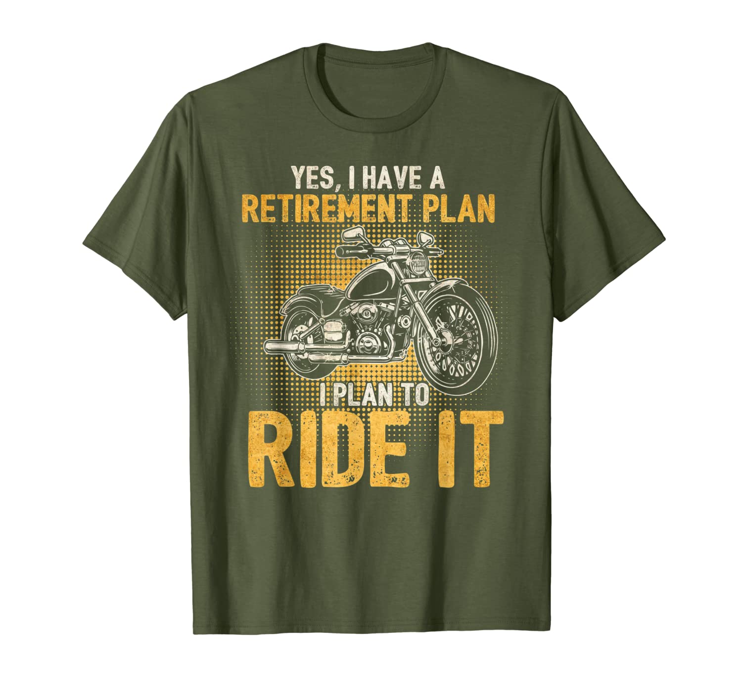 I Have A Retirement Plan To Ride It Motorcycle Biker T Shirt