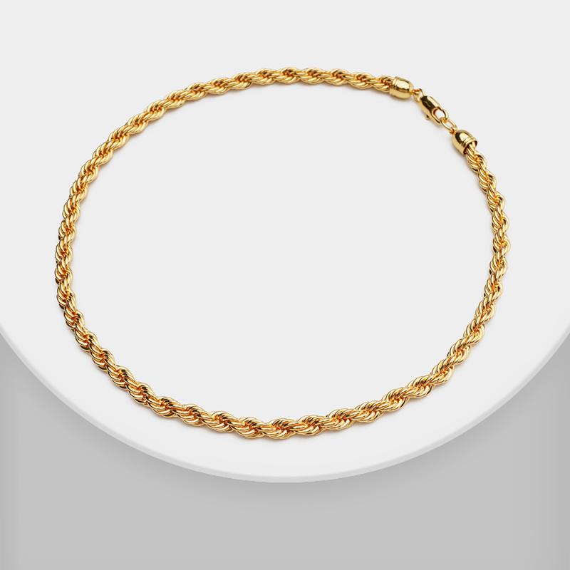 Chokers XL32369 Trendy Twist Shape Choker 2 Colors Necklace